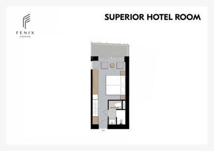 01.Fenix Furano Floor Plan-Superior Hotel Room