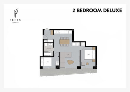 05.Fenix Furano Floor Plan-2 Bedroom Deluxe