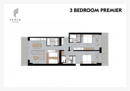 06.Fenix Furano Floor Plan-3 Bedroom Premier